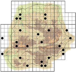Stephenia caldarena Waterberg distribution